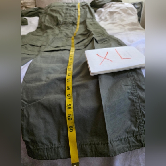 Levi's Parachute Baggy Jumpsuit  Deep Lichen - Green 100 Cotton BNWT - Picture 16 of 16